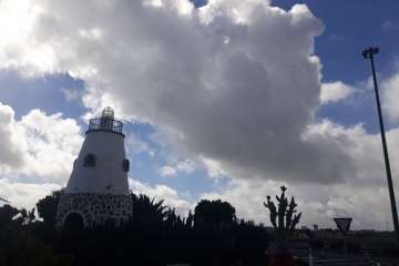 La borrasca atlántica se acerca a Canarias por el oeste y 'tocará' Telde en 5-6 horas (Foto Miguel Ángel Santana LM 163 Telde)
