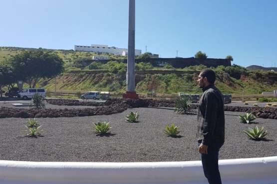 Las rotondas de Telde cambian de 'look' (Foto TA)