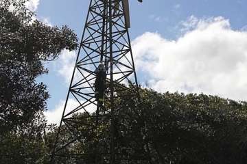 Un histórico molino hidráulico amenaza con venirse abajo en Telde (Foto TA)