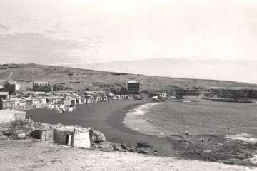 Vestigios de la última vivienda que pobló Melenara (Foto TA)