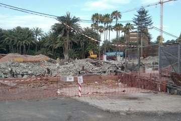 Turcón pide la paralización de unas obras de RIU en el Palmeral de Maspalomas (Foto cedida por Turcón)