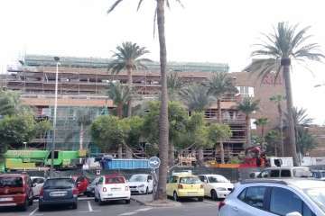 Turcón pide la paralización de unas obras de RIU en el Palmeral de Maspalomas (Foto cedida por Turcón)