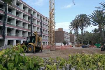 Turcón pide la paralización de unas obras de RIU en el Palmeral de Maspalomas (Foto cedida por Turcón)