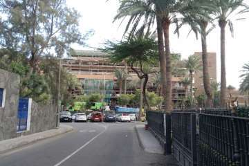 Turcón pide la paralización de unas obras de RIU en el Palmeral de Maspalomas (Foto cedida por Turcón)