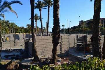 Obras de RIU en el Palmeral de Maspalomas (Foto TA)