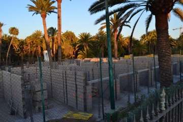 Obras de RIU en el Palmeral de Maspalomas (Foto TA)