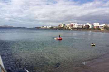 Inmersión en Melenara para limpiar sus fondos (Foto TA)