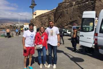 Inmersión en Melenara para limpiar sus fondos (Foto TA)