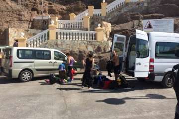 Inmersión en Melenara para limpiar sus fondos (Foto TA)