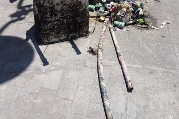 Inmersión en Melenara para limpiar sus fondos (Foto TA)