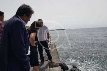 Costas anuncia una inversión de 29.000 euros para reparar de forma urgente el muelle de Melenara (Foto TA)