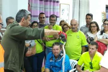 La Gavia se informa sobre la culebra real (Foto TA)