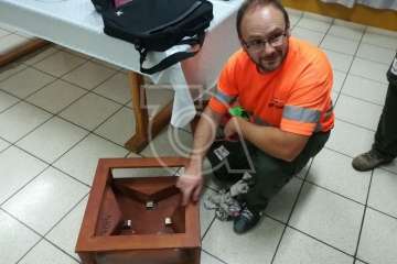 La Gavia se informa sobre la culebra real (Foto TA)