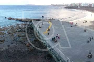 Espectacular bajamar en Melenara (Foto Claudio Sánchez)