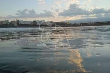 Espectacular bajamar en Melenara (Foto Claudio Sánchez)