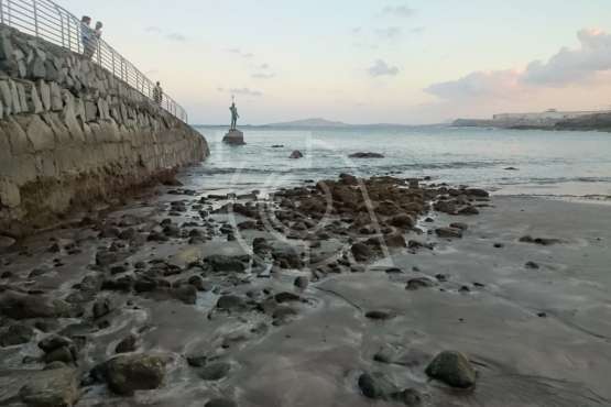 Espectacular bajamar en Melenara (Foto Claudio Sánchez)