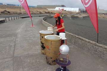  Batida de limpieza en la costa de La Restinga (Foto TA)