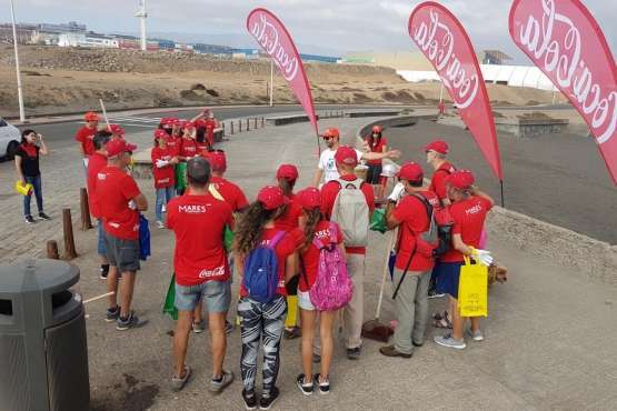  Batida de limpieza en la costa de La Restinga (Foto TA)