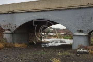 Efectos en Telde de las copiosas lluvias caídas durante la madrugada y mañana de este jueves (Foto TA)