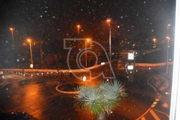 Efectos en Telde de las copiosas lluvias caídas durante la madrugada y mañana de este jueves (Foto TA)