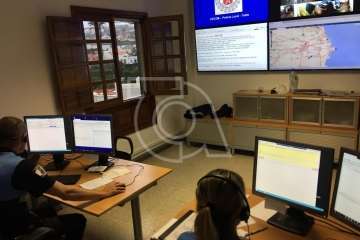 Efectos en Telde de las copiosas lluvias caídas durante la madrugada y mañana de este jueves (Foto TA)