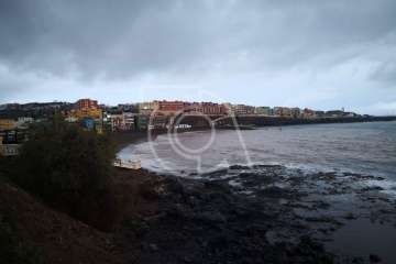 Efectos en Telde de las copiosas lluvias caídas durante la madrugada y mañana de este jueves (Foto TA)