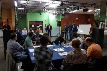 Foro de trabajo en Telde sobre las medidas para ahorrar energía (Foto TA)
