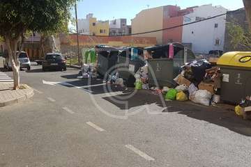 La recogida de residuos se resiente en Telde tras el Día de Reyes (Foto TA)