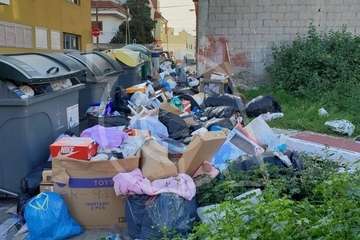 La recogida de residuos se resiente en Telde tras el Día de Reyes (Foto TA)