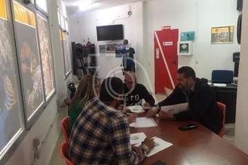 Reunión de trabajo celebrada este lunes para perfilar el programa del V Open FotoSub Costa de Telde (Foto TA)