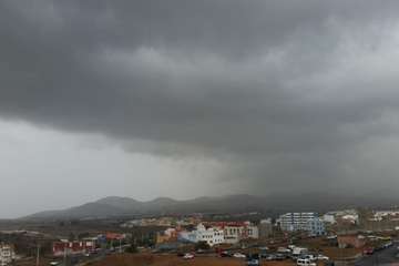 La tormenta deja en Telde hasta 17 litros por metro cuadrado (Foto Jesús Ruiz Mesa y TA)