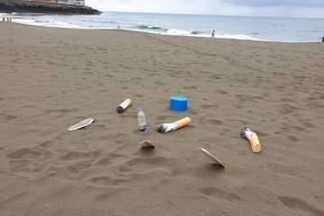 Una doble limpieza de playas para celebrar el Día del Medio Ambiente (Foto TA)