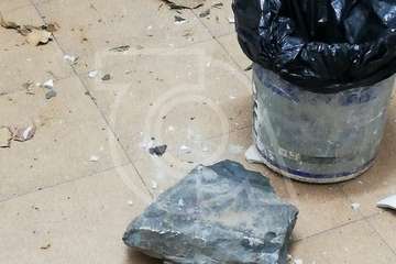 El vandalismo causa destrozos a los baños del parque de San Juan (Foto TA)