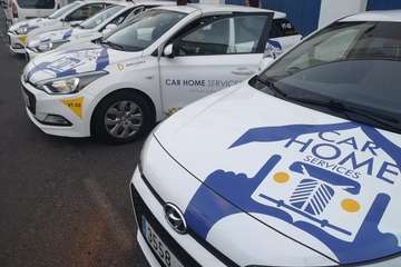 El Grupo Dávila y Car Home Services 'se mojan' con los afectados del fuego (Foto TA)