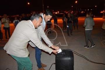 La fuente de La Vega se pone en marcha tras más de diez años sin funcionar (Foto TA)