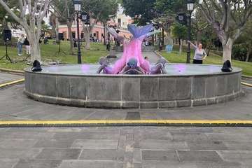 El Parque de Arnao se prepara para vestirse a la moda (Foto TA)