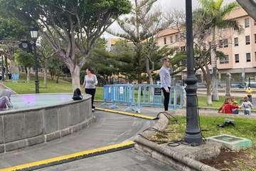 El Parque de Arnao se prepara para vestirse a la moda (Foto TA)
