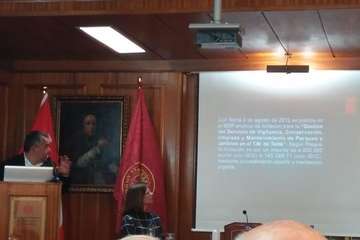  El edil Álvaro Monzón, ponente en un debate sobre la ILP para proteger los árboles urbanos (Foto TA)