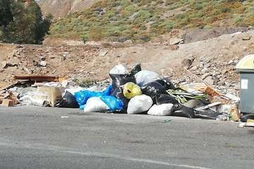 Nuevo vertido de basura en Jinámar (Foto TA)