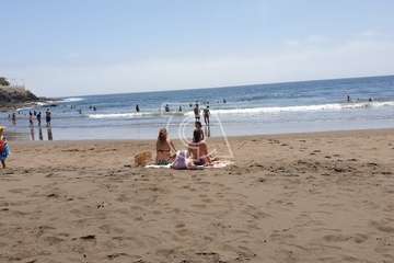 Reapertura al baño de las playas de Telde (Foto TA)