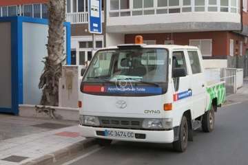 Cierre de los accesos a las playas de Telde para evitar aglomeraciones en los arenales  (Foto TA)