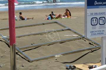  Las nuevas pérgolas de Salinetas y La Garita, en unos días/TA