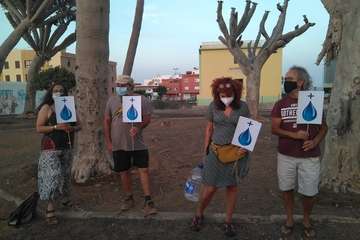 Regada comunitaria para salvar el dragonal de Salinetas/TA.