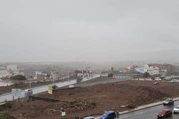 Aguacero sobre Telde en la tarde de este miércoles/TA.