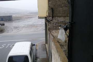 Aguacero sobre Telde en la tarde de este miércoles/TA.