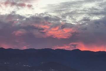 Atardecer de este domingo en Telde/Jesús Ruiz Mesa.