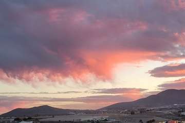Atardecer de este domingo en Telde/Jesús Ruiz Mesa.