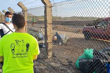 El extremo sur de la costa de Ojos de Garza, una pocilga/TA.