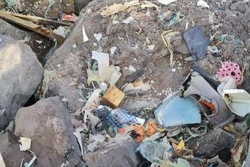 El extremo sur de la costa de Ojos de Garza, una pocilga/TA.