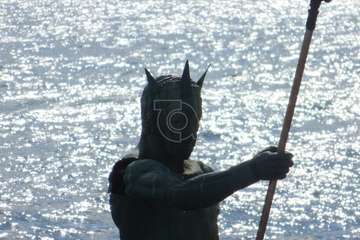 El temporal fisura del nuevo el hombro del Neptuno de Melenara/TA.